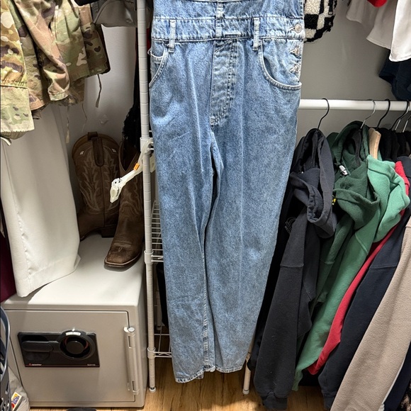 We The Free Blue Denim Jumpsuit - Picture 2 of 5